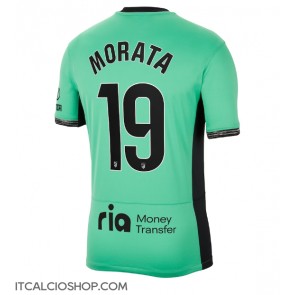 Atletico Madrid Alvaro Morata #19 Terza Maglia 2023-24 Manica Corta
